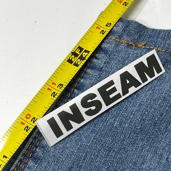 Bench Cropped Jeans Women Size 27 Medium Blue Denim Low Rise - Picture 7 of 9